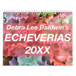 Echeverias 20XX kalender van Debra Lee Baldwin