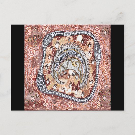 Echidna Dreaming Briefkaart (Voorkant)