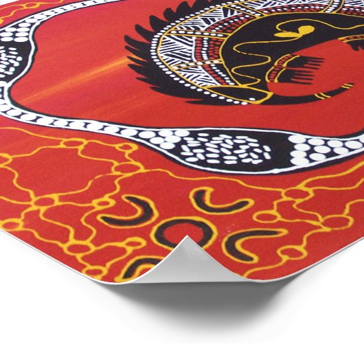 Echidna Dreaming Poster van Mundara (Hoek)