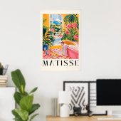 Echidna in badkuip kunstprint Matisse-stijl Poster (Thuiskantoor)