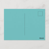 Echidna in bloei neer onder groeten briefkaart (Achterkant)