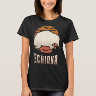 Echidna Retro Classic Animal Sunset T-shirt