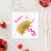 Echidna waterverf art. 3e verjaardag luiers servetten (Insitu)