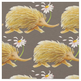 Echidna waterverf grillige patroonkwekerijstof stof