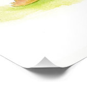 Echidna waterverf whimsy poster (Hoek)