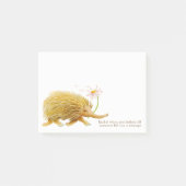 Echidnas grillige waterverf aangepaste post het me post-it® notes (Voorkant)