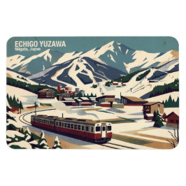 Echigo Yuzawa 越後湯沢 Niigata 新潟 - Koelkastmagneet Magneet