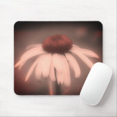 Echinacea Bloem  zwart en wit Muismat (Met muis)