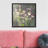 Echinacea Bloemen in de Zon Canvas Afdruk (Insitu (Woonkamer))