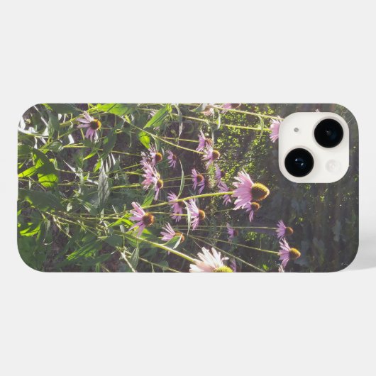 Echinacea Bloemen in de Zon Case-Mate iPhone Case (Achterkant (horizontaal))