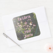 Echinacea Bloemen in de Zon Ex Libris Vierkante Sticker (Envelop)