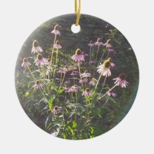 Echinacea Bloemen in de Zon Keramisch Ornament