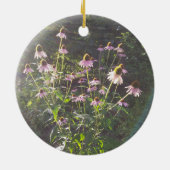 Echinacea Bloemen in de Zon Keramisch Ornament (Achterkant)