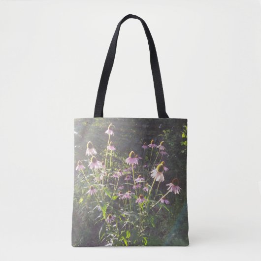 Echinacea Bloemen in de Zon Tote Bag (Voorkant)