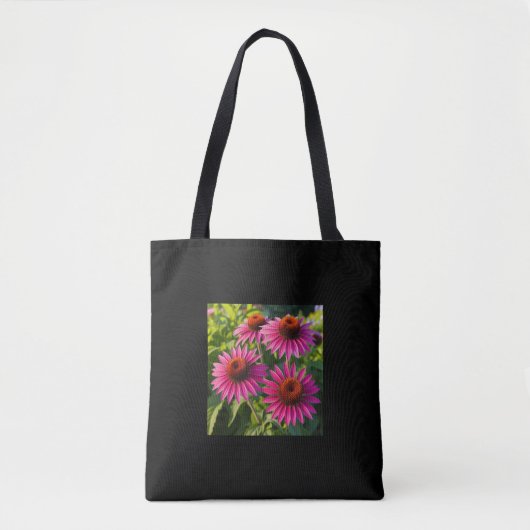Echinacea Bloemen Schouder Classic Canvas tas (Voorkant)
