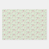 Echinacea-cadeaupapier plat vel set van 3 (Voorkant 2)