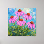 Echinacea Canvas Afdruk (Voorkant)