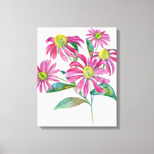 Echinacea Canvas Afdruk (Voorkant)