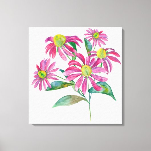 Echinacea Canvas Afdruk (Voorkant)