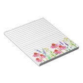 Echinacea Chamomile Lavender Herb Lined Notitieblok (Schuin)