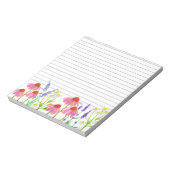 Echinacea Chamomile Lavender Herb Lined Notitieblok (Linkerzijde)