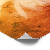 Echinacea Coneflower Daisy Abstract Grunge Poster (Hoek)