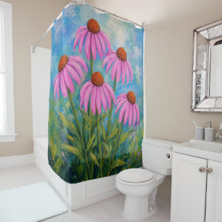 Echinacea Douchegordijn