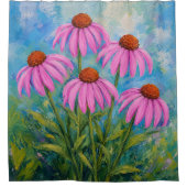 Echinacea Douchegordijn (Voorkant)
