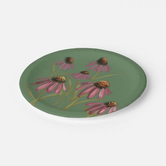 Echinacea Flower Bord - Roze & Groene Partij (Gekanteld)