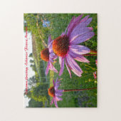 Echinacea Flowers Montana kerstcadeautjes Legpuzzel (Verticaal)