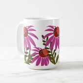 Echinacea — koffiemok (Voorkant links)
