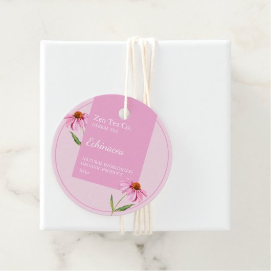Echinacea Kruidenthee Zakelijk Label (In situ)