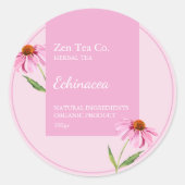 Echinacea Kruidenthee Zakelijk Label (Voorkant)