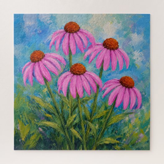 Echinacea Legpuzzel (Verticaal)