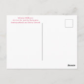 Echinacea Paarse Coneflower Post Kaart (Achterkant)