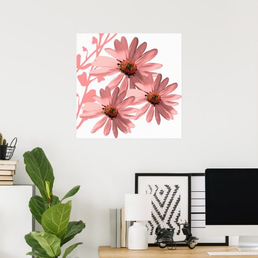 Echinacea Poster (Thuiskantoor)