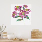 Echinacea Poster (Keuken)