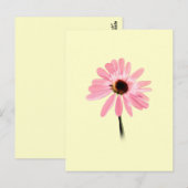 Echinacea purpurea briefkaart (Voorkant / Achterkant)