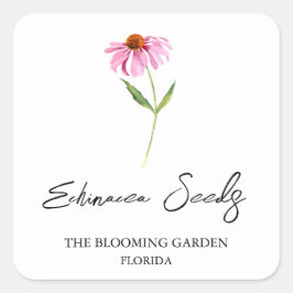 Echinacea Seeds label