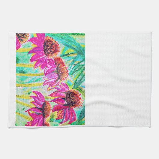 Echinacea theedoek (Horizontaal)