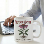Echinacea Wortel Thee Botanische Print Koffiemok