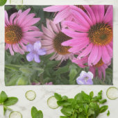 Echinacea zonnebloemen theedoek (Gevouwen)