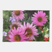 Echinacea zonnebloemen theedoek (Horizontaal)