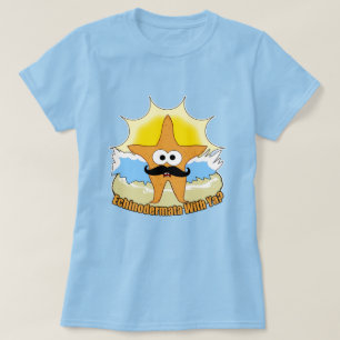 Echinodermata van zeesterren t-shirt