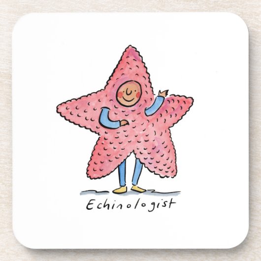 echinoloog bier onderzetter (Voorkant)