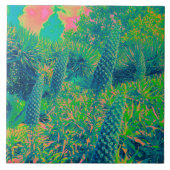 Echium Flowers Tropical Vibe Tegeltje (Voorkant)