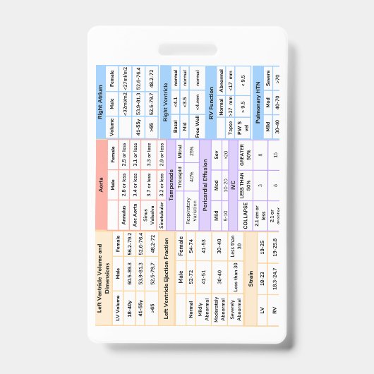 Echo Badge Korte Referentiegids  (Voorzijde)