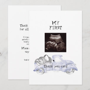 Echo Blauwe Vrachtwagen Bedankt Grappig