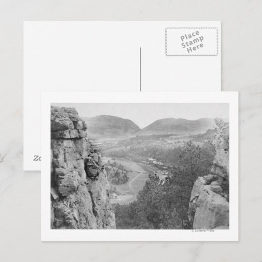 Echo Canyon die door Sioux Pass Photograp kijkt Briefkaart (Voorkant / Achterkant)