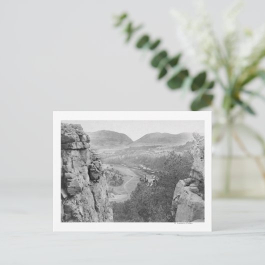 Echo Canyon die door Sioux Pass Photograp kijkt Briefkaart (Staand voorkant)